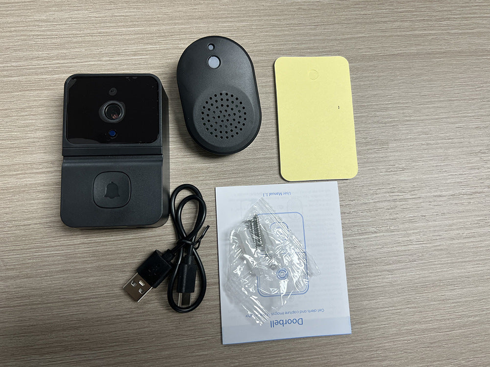 Z30 Smart HD Visual Doorbell with Video Intercom & Night Vision for Enhanced Home Security