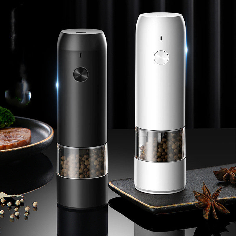 USB Rechargeable Electric Salt and Pepper Grinder Set