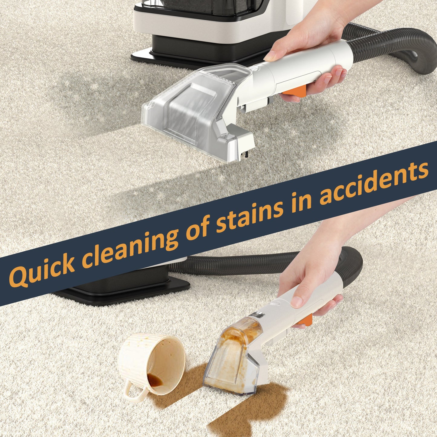 Revolutionary Automatic Water Spray Cleaner: Effortless Cleaning with Smart Induction Technology