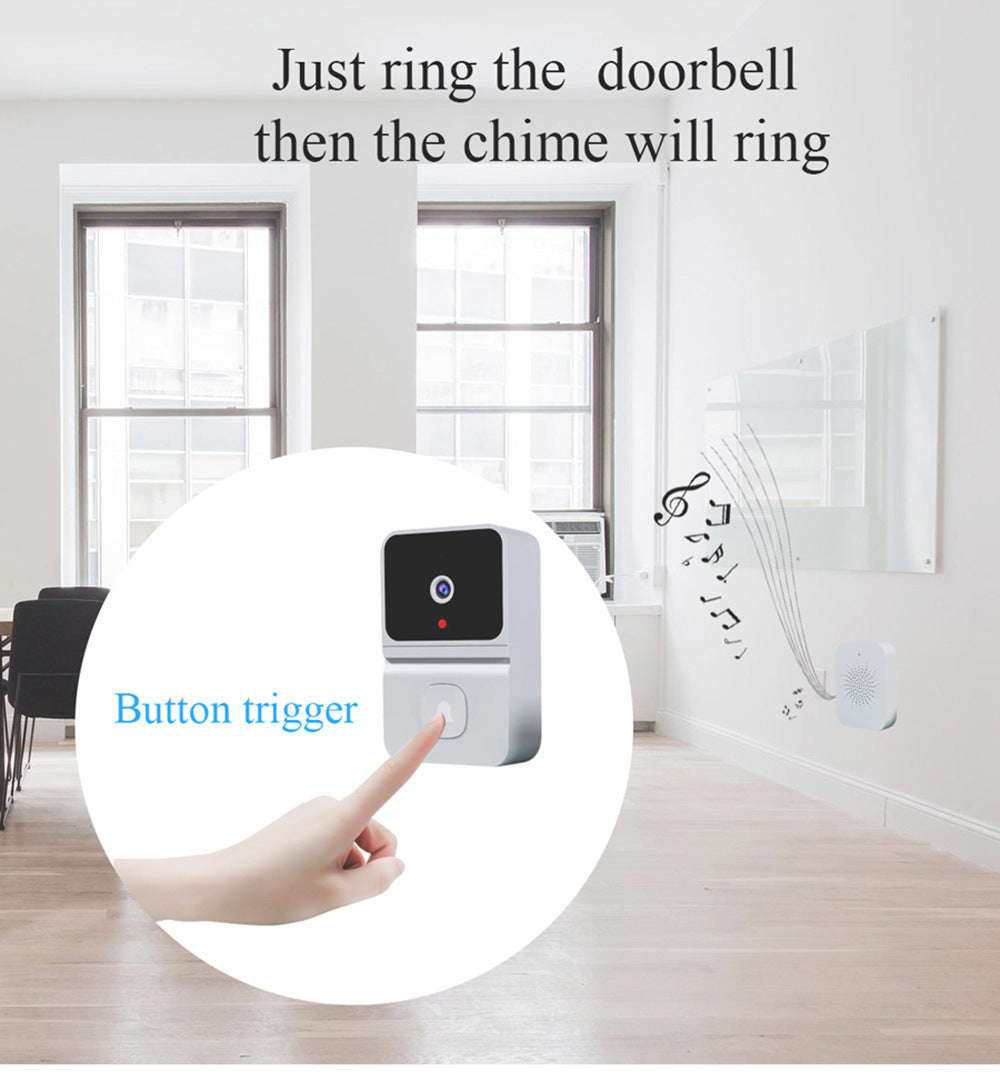 Z30 Smart HD Visual Doorbell with Video Intercom & Night Vision for Enhanced Home Security